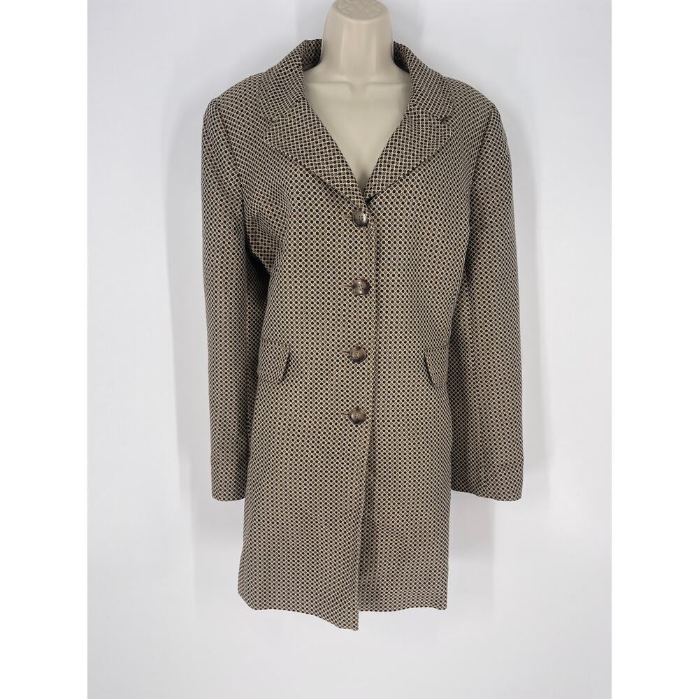 Ann Taylor XL Womens Long Coat (B18#6)